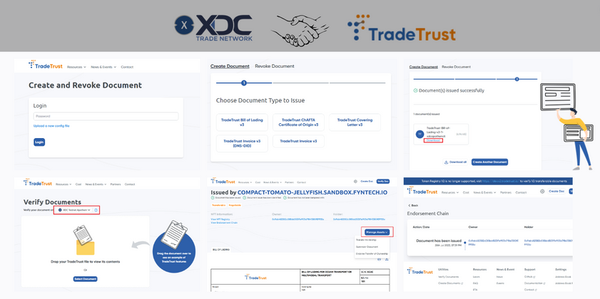 Cover image for [Informative] Unveiling MLETR’s Potential in International Trade with TradeTrust-XDC Network Partnership.
