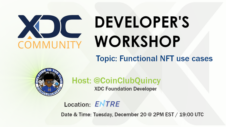 Cover image for Developer's Workshop: Functional NFT use cases