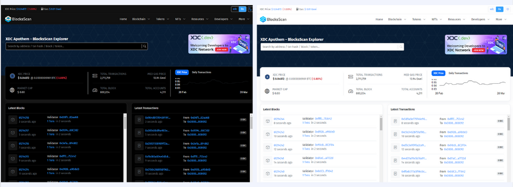 Cover image for [Informative] BlocksScan Explorer V2: A User-Friendly Interface for Exploring XDC Network Data