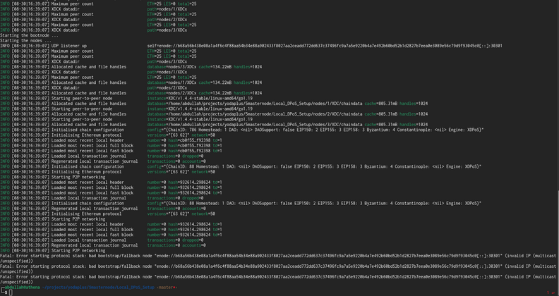 Cover image for Private Xinfin Node Not Starting Up