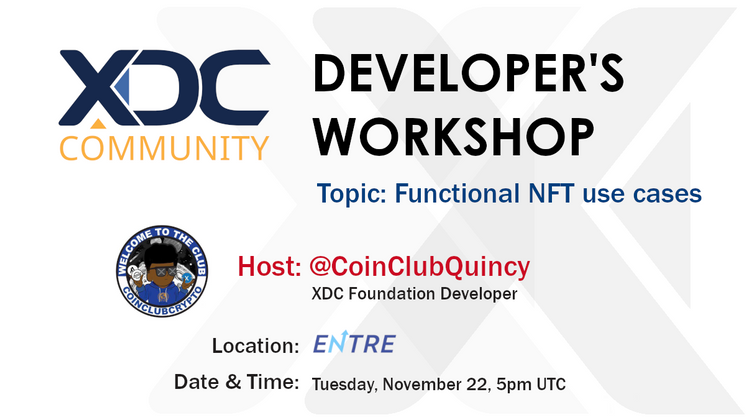 Cover image for Developer Workshop 3: Functional NFT use cases