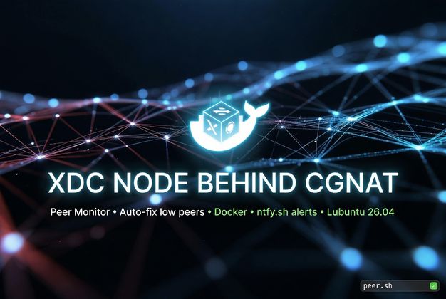 Cover image for How to Run an XDC Full Node behind CGNAT