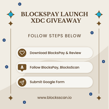 Cover image for Let’s Celebrate The Launch of BlocksPay with Free XDC ! XDC GiveAway !