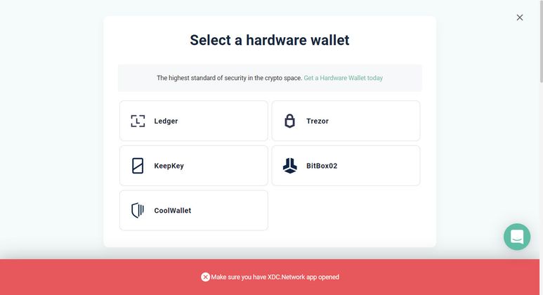 Cover image for [Closed]Cannot Connect to Ledger Hardware Wallet (XDC Network Error)