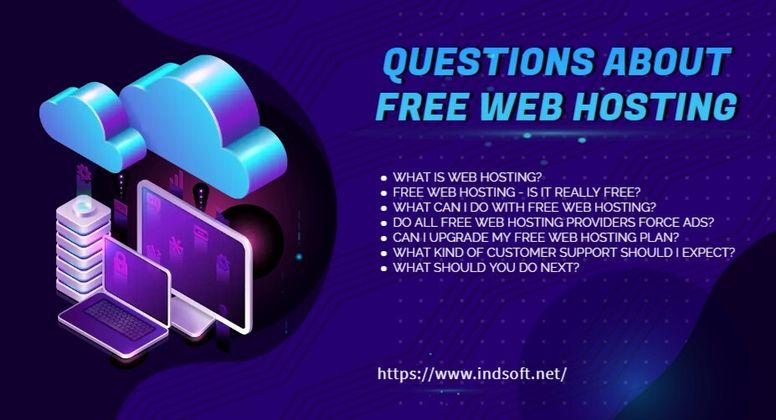 Cover image for QUESTIONS ABOUT FREE WEB HOSTING