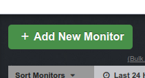 Add New Monitor Button