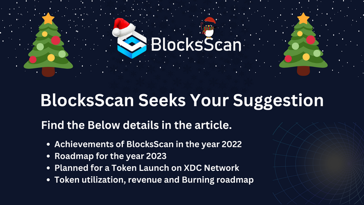 Cover image for BlocksScan Needs Your Suggestion.